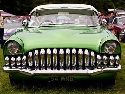 Green classic car shipped from craigslist